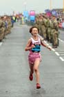 Ayaka Hitomi finishing the BUPA Great North Run.